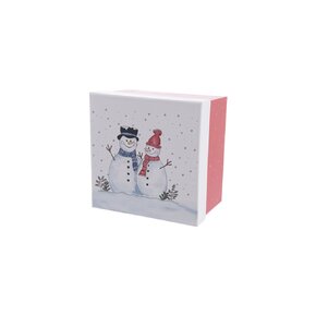 Darčeková krabica SNEHULIAK 15,5x15,5x10 cm