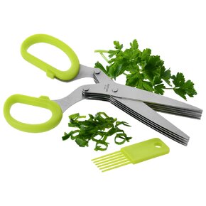 Nožnice na bylinky s čistidlom