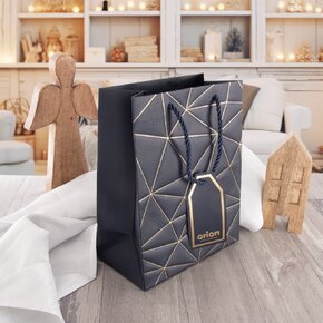 Darčeková taška mriežka 18x10x23 cm