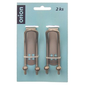 Dvojitý háčik na dvere 2 ks