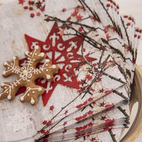 Servírovací obrúsky hviezdy