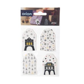 Visačky-menovka DOMKY 20 ks