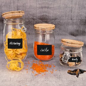 Samolepky na dózy s kriedou prázdne