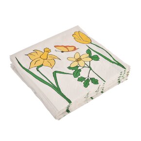 Servírovacie obrúsky jarná lúka