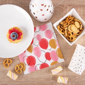 Servírovacie obrúsky balóniky