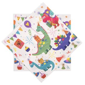 Servírovacie obrúsky dinosaury