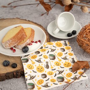 Servírovacie obrúsky Halloween