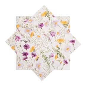 Servírovacie obrúsky jarné kvety