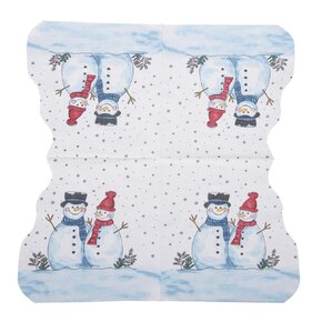 Servírovacie obrúsky SNEHULIAK vykrojené