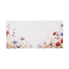 Papierová obálka kvety s vloženou kartičkou