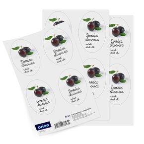 Samolepky na fľaše Domáca slivovica