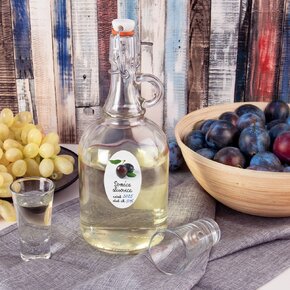 Samolepky na fľaše Domáca slivovica