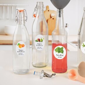 Samolepky na fľaše Domáca hruškovica