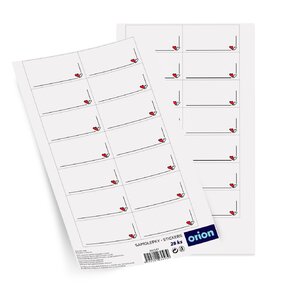 Samolepky SRDIEČKA prázdne