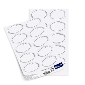 Samolepky na dózy prázdne