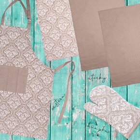 Kuchynská zástera Beige